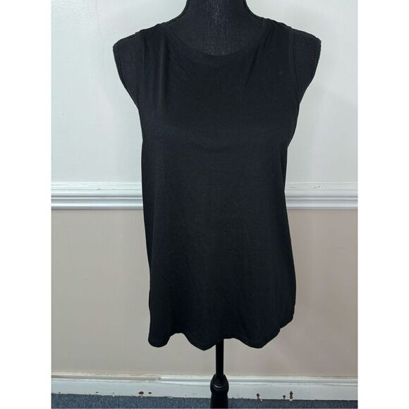 Victoria’s Secret Sport Black Open Back Tank Top Size Large - Picture 1 of 7
